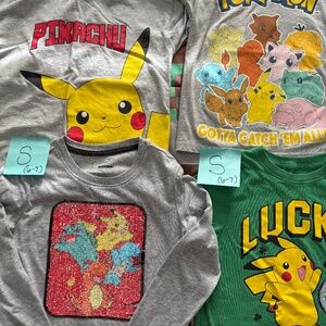 Boys Pokemon Shirt Bundle